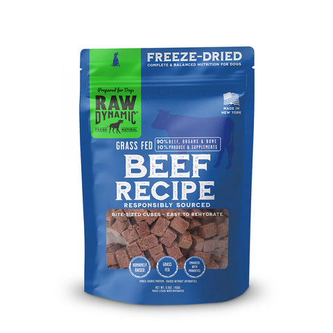 Raw Dynamic Freeze Dried Beef Formula