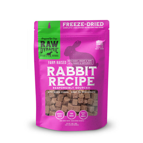 Raw Dynamic Freeze Dried Rabbit Formula