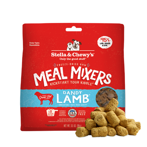 Stella & Chewy's Dandy Lamb Freeze-Dried Raw Meal Mixers for Dogs