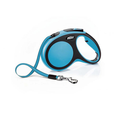 Flexi Comfort Retractable Dog Leash, Blue, Medium