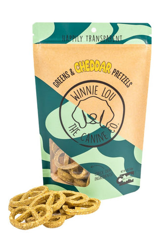 Winnie Lou Greens & Cheddar Pretzels