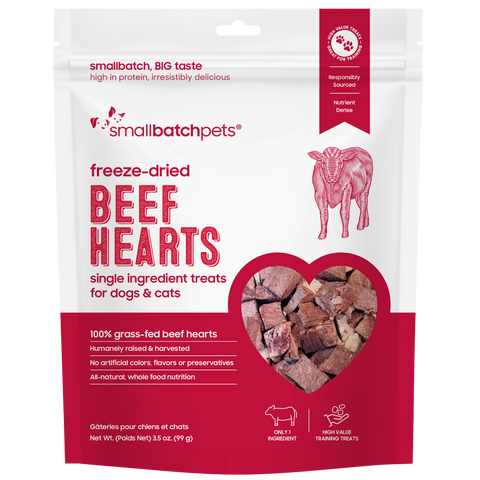 Freeze-Dried Beef Heart Treats