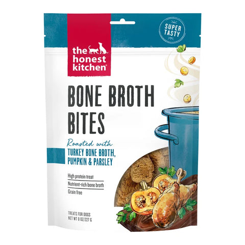 The Honest Kitchen Bone Broth Bites Turkey 8 oz