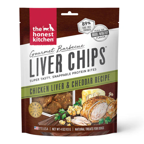 The Honest Kitchen Gourmet Barbecue Liver Chips Chicken 4 oz