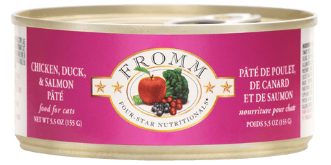 Four-Star Chicken, Duck & Salmon Pate Wet Cat Food