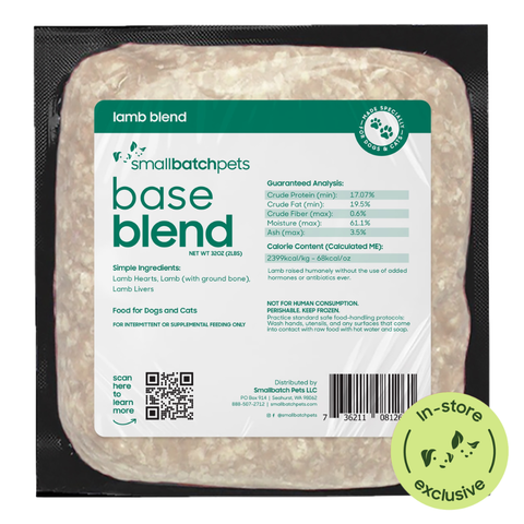 Lamb Raw Base Blend for Dogs