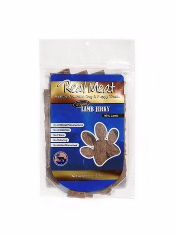 Real Meat Healthy Gourmet Dog and Puppy Treats Lamb Jerky