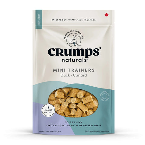 Crumps Naturals Mini Trainers Duck Dog Treats