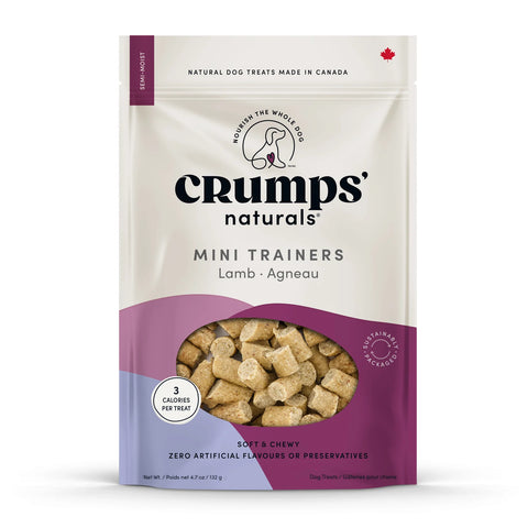 Crumps Naturals Mini Trainers Lamb Dog Treats