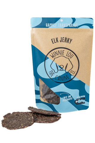 Winnie Lou Elk Jerky Dog Treats