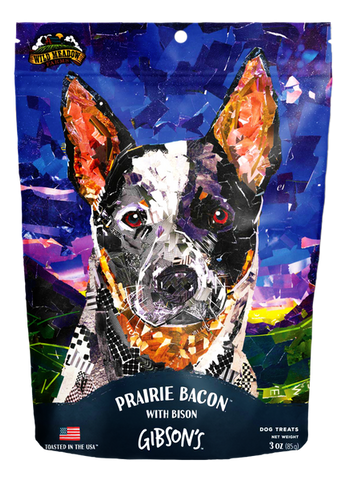 Gibsons Prairie Bacon with Bison Jerky Dog Treats