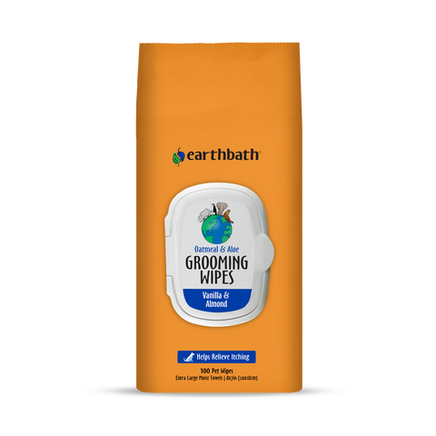 earthbath Grooming Wipes, Oatmeal & Aloe