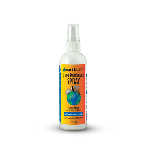 earthbath 3-in-1 Deodorizing Spray, Mango Tango