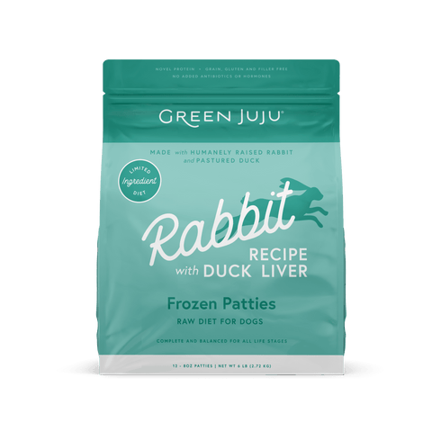 Rabbit Recipe with Duck Liver Frozen Patties & Sliders