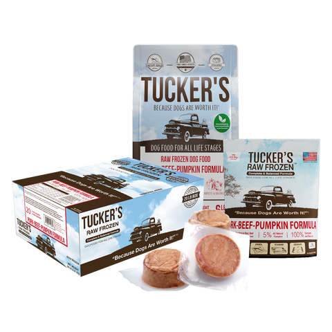 Tucker's Pork-Beef-Pumpkin Raw Frozen Diet, 20 lb Box