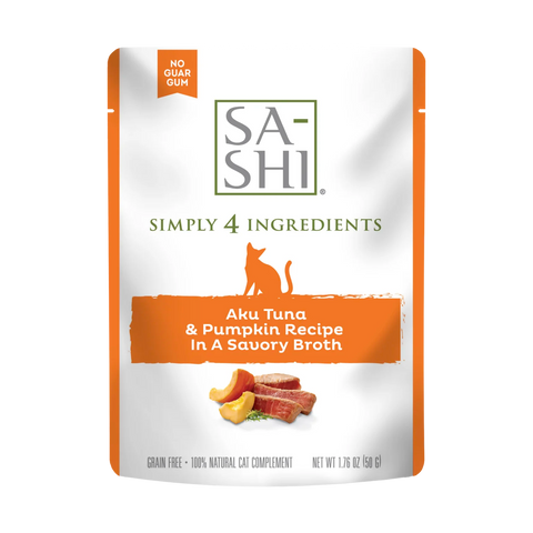 RAWZ Sa-Shi Aku Tuna & Pumpkin Cat Food, 1.76 oz Pouch