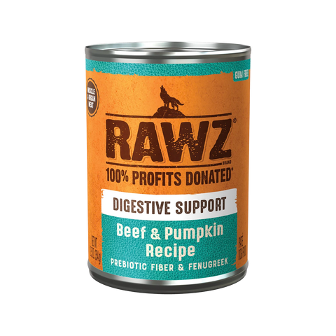 RAWZ Digestive Support Beef & Pumpkin Dog Food, 12.5 oz Can