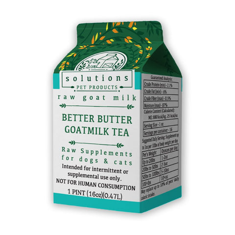 Solutions Better Butter Tea Fermented Raw Goat Milk, 16 oz