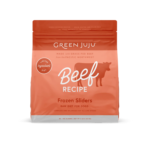 Green Juju Raw Frozen Canine Beef Formula