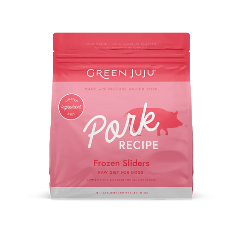 Green Juju Raw Frozen Canine Pork Formula