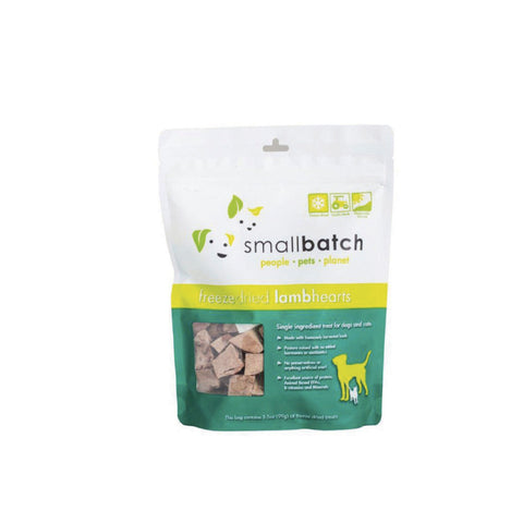 Small Batch Freeze Dried Lamb Hearts Dog Treats