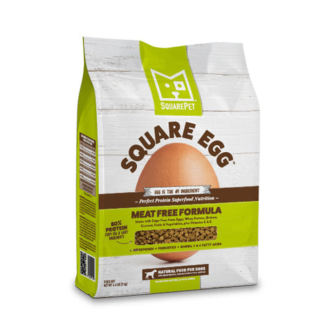 SquarePet Square Egg Dry Dog Food, 4.4 lb