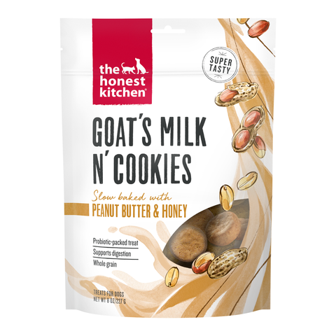 The Honest Kitchen Goat's Milk N' Cookies Peanut Butter & Honey 8 oz
