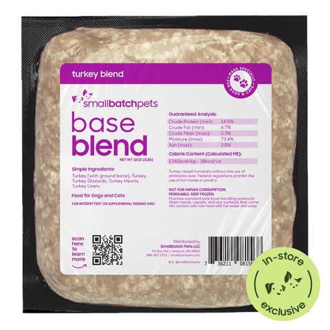 Turkey Raw Base Blend for Dogs