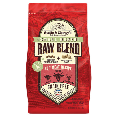 Stella & Chewy's Raw Blend Red Meat Kibble for Small Breed Dogs, 3.5 lb