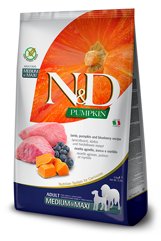 Farmina N&D Pumpkin Lamb Medium & Maxi Dry Dog Food