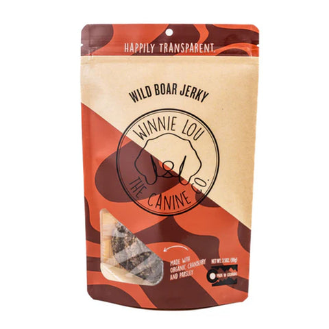 Winnie Lou Wild Boar Jerky Dog Treats