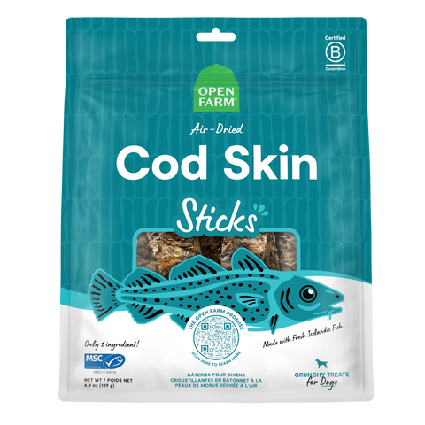 OPEN FARM COD SKIN CRUNCH 4.1oz