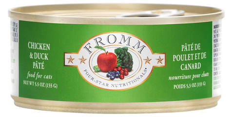Fromm Four-Star Canned Chicken & Duck Cat Food