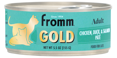 Fromm Gold Chicken, Duck & Salmon Pate Adult Wet Cat Food