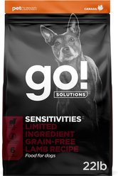 GO! Solutions Sensitivities Limited Ingredient Lamb Grain-Free Dry Dog Food
