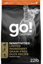 GO! Solutions Sensitivities Limited Ingredient Duck Grain-Free Dry Dog Food