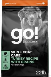 GO! Solutions Skin + Coat Care Turkey Recipe Dry Dog Food