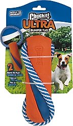 Chuckit! Ultra Bumper Tug Dog Toy, Orange