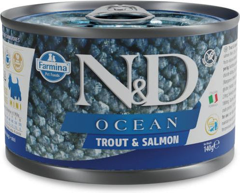 Farmina Natural & Delicious Ocean Trout & Salmon Canned Dog Food