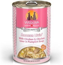 Weruva Amazon Livin' with Chicken & Chicken Liver in Pumpkin Soup