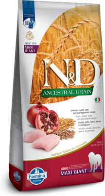 Farmina N&D Ancestral Grain Canine Adult Chicken Spelt Oats Pomegranate Dry Dog Food