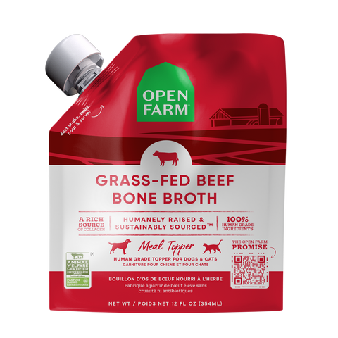 OPEN FARM BONE BROTH BEEF 12oz