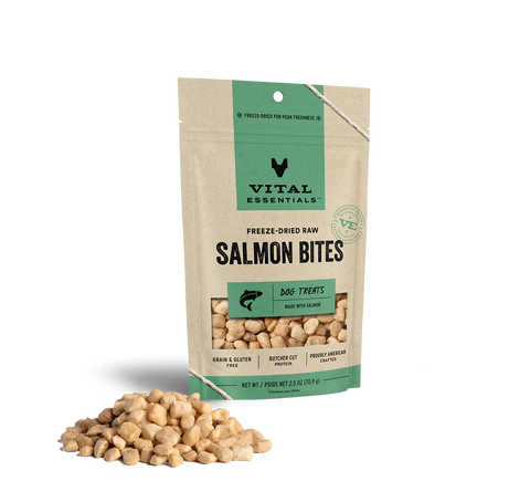 Vital Essentials Salmon Bites Dog Treats