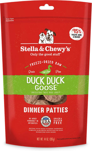 Stella & Chewy's Duck Duck Goose Freeze-Dried Dog Food