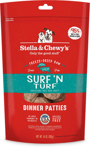 Stella & Chewy's Surf N' Turf Freeze-Dried Dog Food