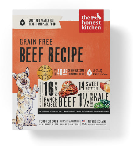 The Honest Kitchen Whole Food Clusters Grain Free Beef 5 lb