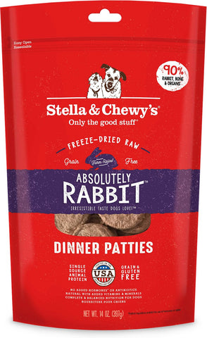 Stella & Chewy's Absolutely Rabbit Freeze-Dried Dog Food