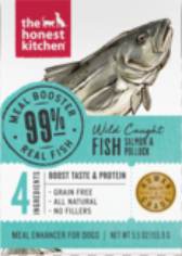 The Honest Kitchen 99% Salmon & Pollock Meal Booster Wet Dog Food 5.5 oz Carton