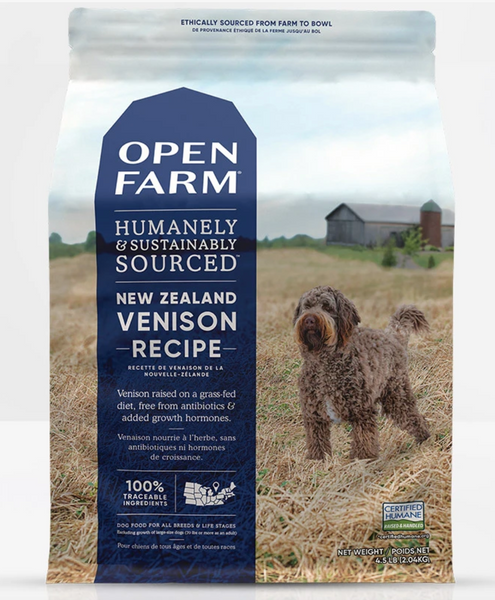 Open Farm Grain Free New Zealand Venison Dry Dog Food – Animal Crackers  Miami