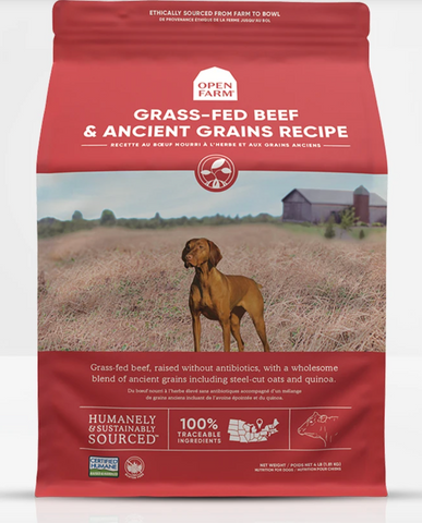 Open Farm Ancient Grains Grass-Fed Beef Dry Dog Food